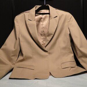 Tahari Ladies Suit Jacket Size 14 Beige